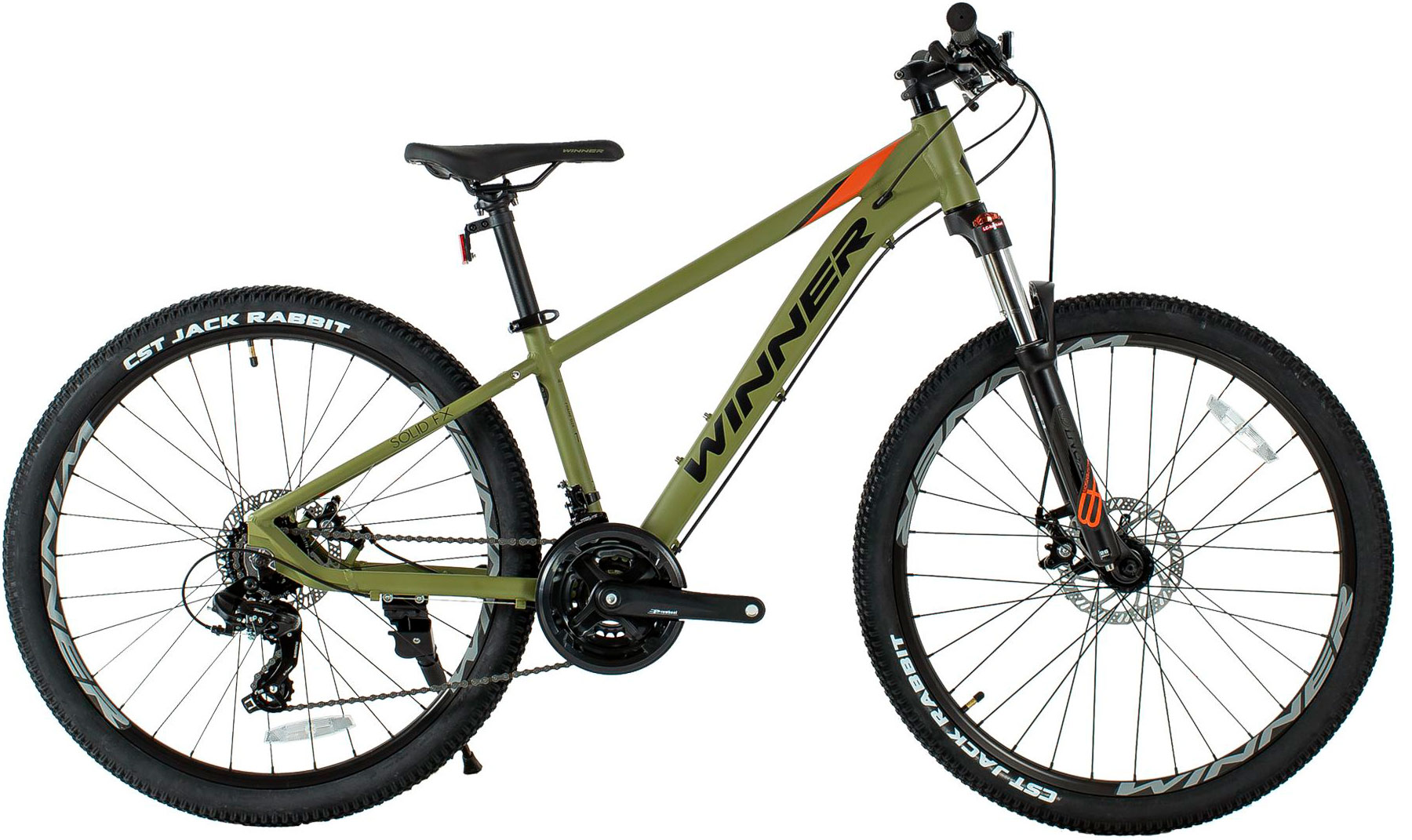 Велосипед Winner SOLID FX 3х7 26" размер XS рама 14 2022 Зеленый